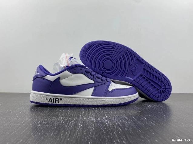 X CUSTOM AIR JORDAN DM7890-386 TRAVIS X OFF-WHITE 1 SCOTT 1211